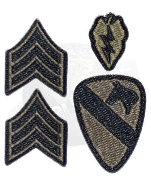 UJINDOU U.S. Army 25th Infantry Division UJINDOU U.S. Army 25th Infantry Division Vietnam War: M1956 Suspenders War: Subdued Patch Set