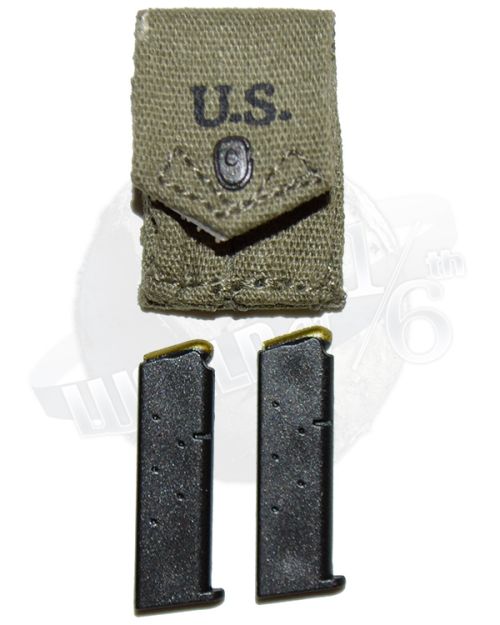 UJINDOU U.S. Army 25th Infantry Division Vietnam War: M1911 Magazine Pouch with Two Magazines