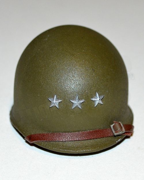 DiD Toys WWII US Army M1 Helmet With 3 Stars (Metal)