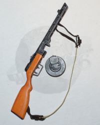 Rare & Hard To FindRussian PPSH-41 Submachine Gun With Drum Magazine (All Metal & Wood Construction)