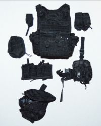 Very Hot SWAT Version 2.0: Black Tactical Vest With Multiple Pouches