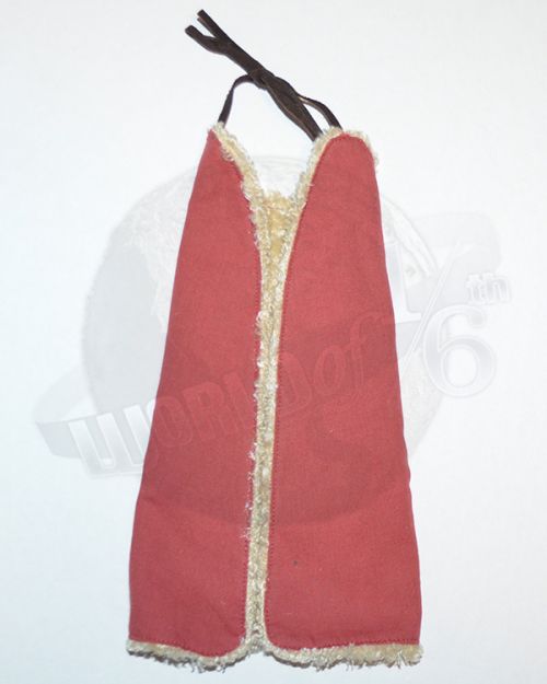 Dragon Models Ltd. "Olaf" Viking Warrior - Barbarian: Kings Fur Lined Robe Cape (Red)