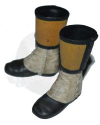 Sideshow Collectibles Brotherhood Of Arms Civil War U.S. 146th N.Y. Zouave Infantry Boots With Gaiters (Molded)