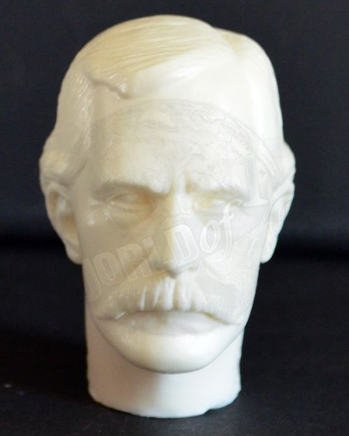Sideshow Collectibles Wyatt Earp Head Sculpt (Unpainted)
