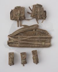 Flagset Toys US 75th Ranger Regiment In Afghanistan Revenge Team Member: Molle Chest Rig With Five Pouches (Tiger Stripe)