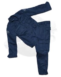 Art Figures LAPD SWAT: Uniform Shirt & Trousers With Swat Patches (Blue)