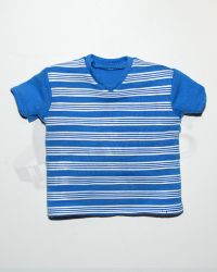 One Toys & Worldbox Fat Man: Striped Shirt (Blue, White)