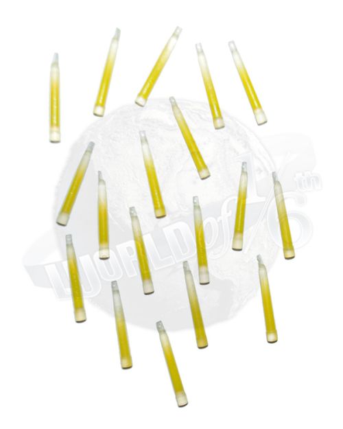 Toy Soldier Cyalume Chemical Light Sticks x 18 (Yellow)