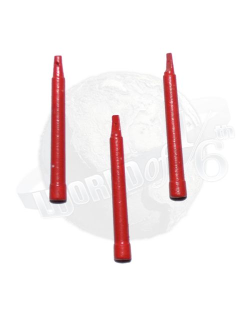Toy Soldier Cyalume Chemical Light Sticks x 3 (Red)