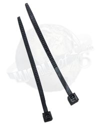 BBI Trident Zip Wire Ties x 2 (Black)