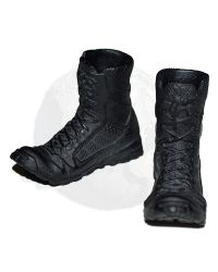 Sideshow Collectibles G.I. Joe Stormshadow Molded Tactical Boots In Running Motion