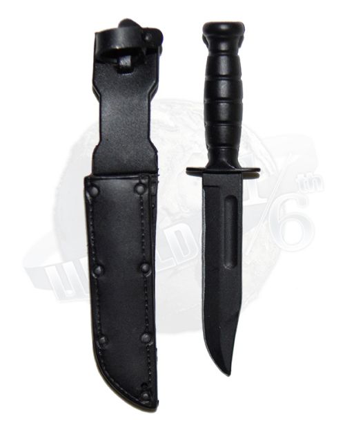 Soldier Story Kabar Tactical Knife & Sheath (Black)