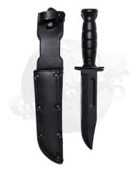 Soldier Story Kabar Tactical Knife & Sheath (Black)