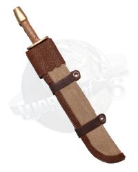 Historic Chinese Dao Sword & Leather Sheath