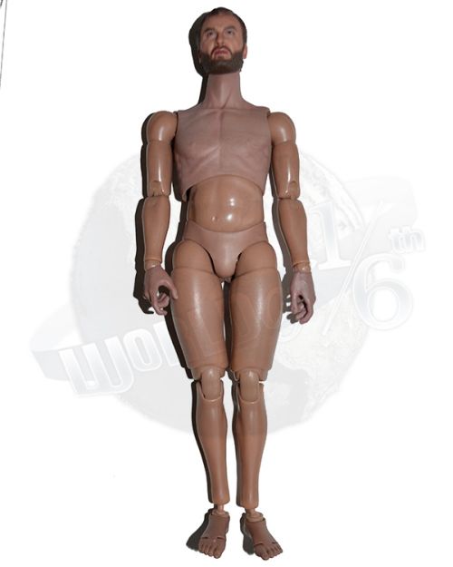 Soldier Story NSW Winter Warfare "Marksman": Bearded Head Sculpt Figure Body With Hands & Feet #2