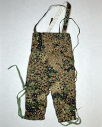 Toys City WWII Waffen-SS Winter Field Gear Sets: Pea Dot Camouflage  Reversible Trousers