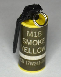 Very Hot Toys FBI Federal Bureau of Investigations: Yellow Smoke Grenade