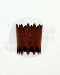 Wolf King Western Story Redhead Denny: Wristband With Jagged Edges (Brown)