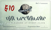 $10 World of One Sixth Gift Certificate